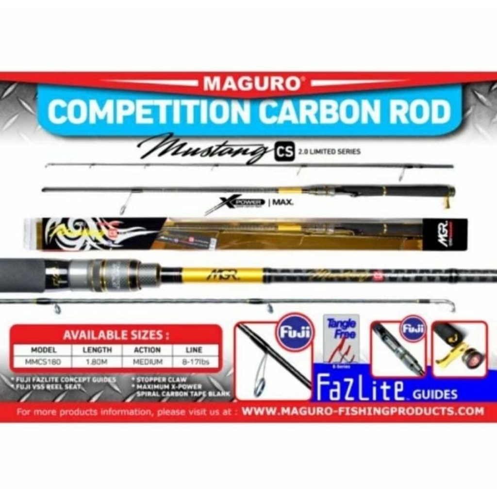 JORAN MAGURO MUSTANG CS 180 | 6 - 14 LBS |