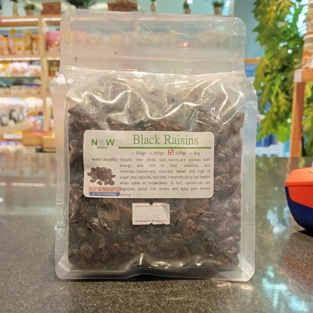 

Black Raisin by NOW market 500gr