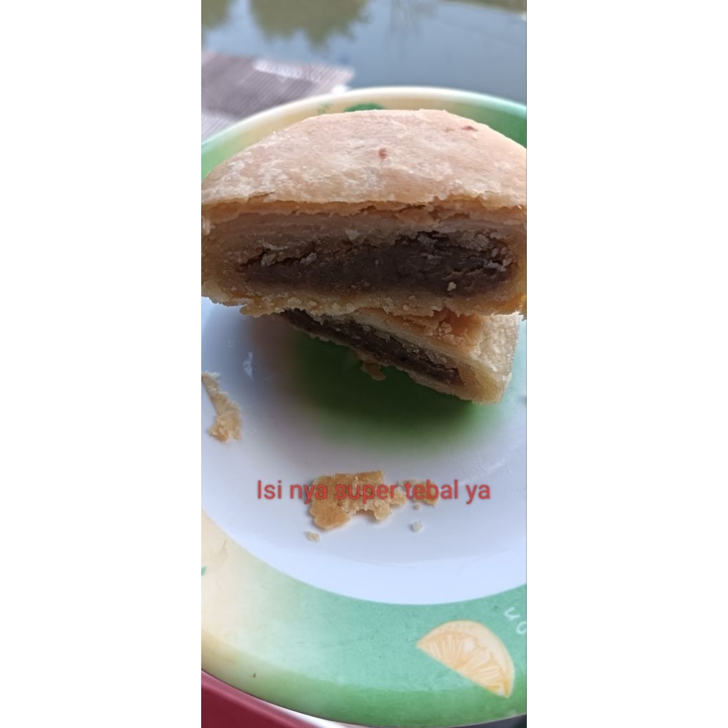 

Lapia mini/Tausa pia Vege /kue bulan mini kacang ijo