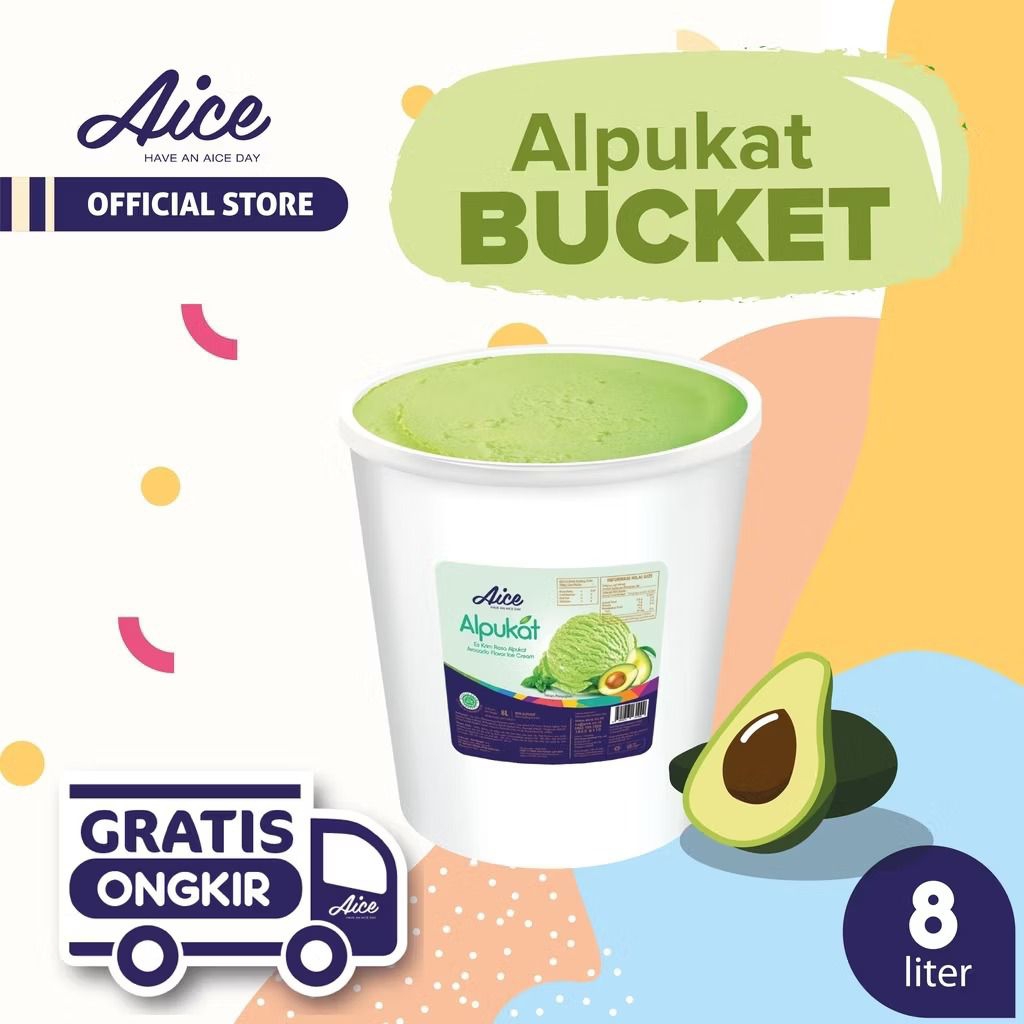 

Aice Alpukat Ember 8 Liter