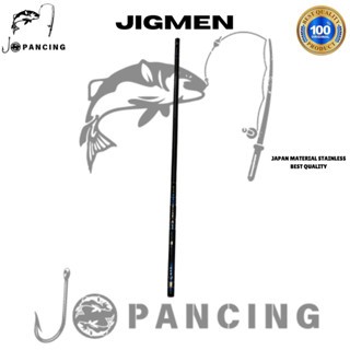 Tegek Pancing Black Adam Kaku 10H Ukuran 630cm & 720cm Bahan Carbon Skyflex Tegek Kuat