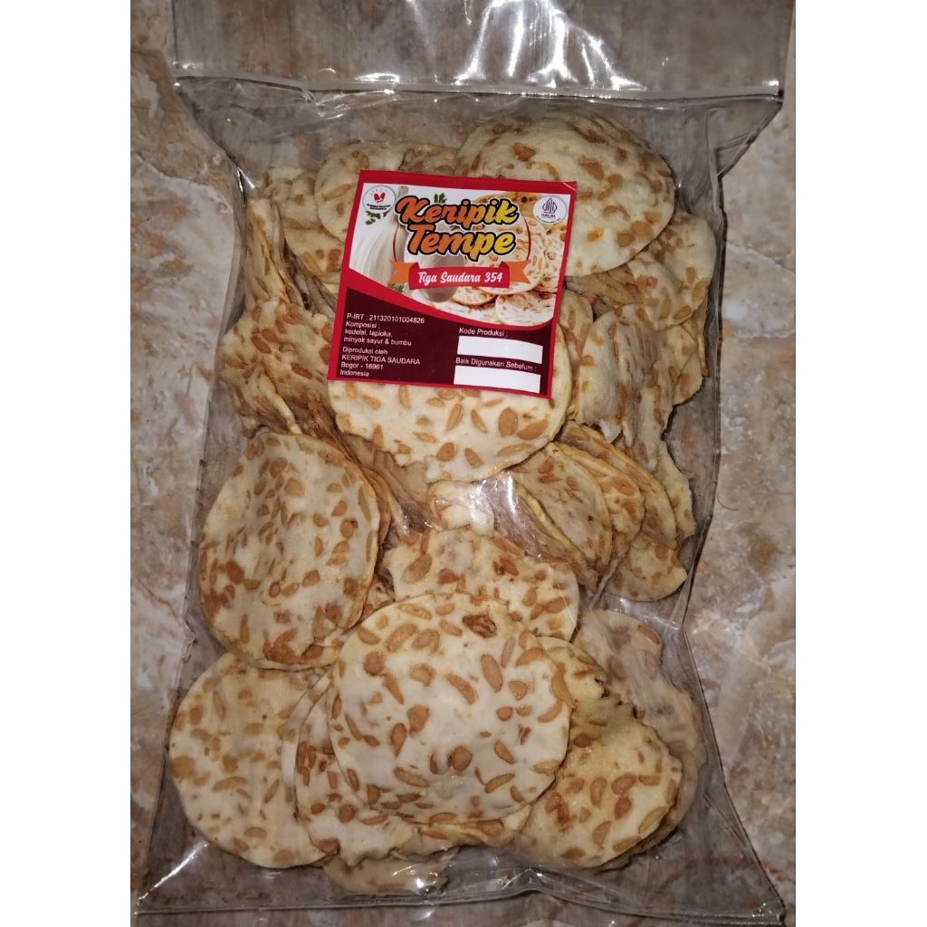 

KRIPIK TEMPE Tiga Saudara 354