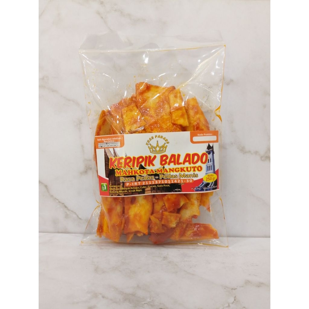 

Kripik Balado Mahkota 250 gram