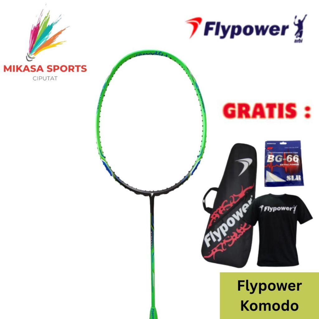 Raket Badminton Flypower Komodo Original