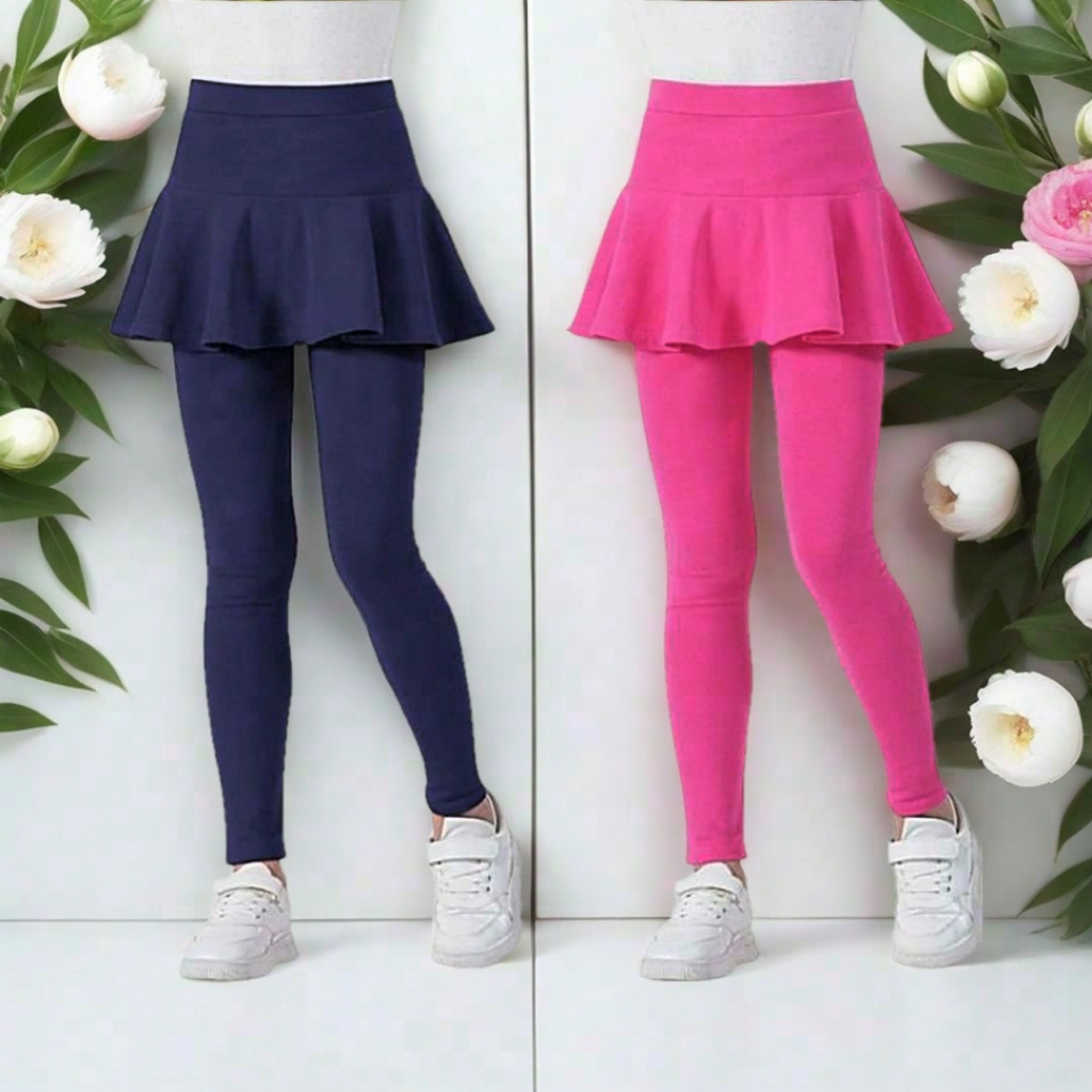 Celana Legging Rok Anak/Legging rok olahraga Bahan Jersey Berkualitas
