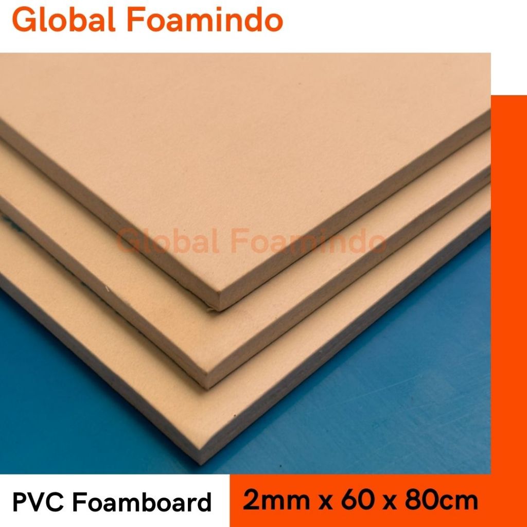 

PVC Foamboard 2mm x 60 x 80cm