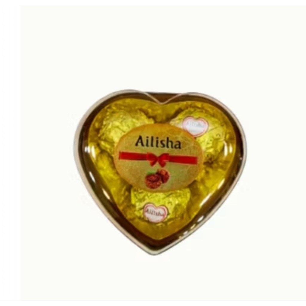 

Cokelat ailisha isi 3 pcs / Cokelat ailisha 3 pcs heart shape 37,5 gram