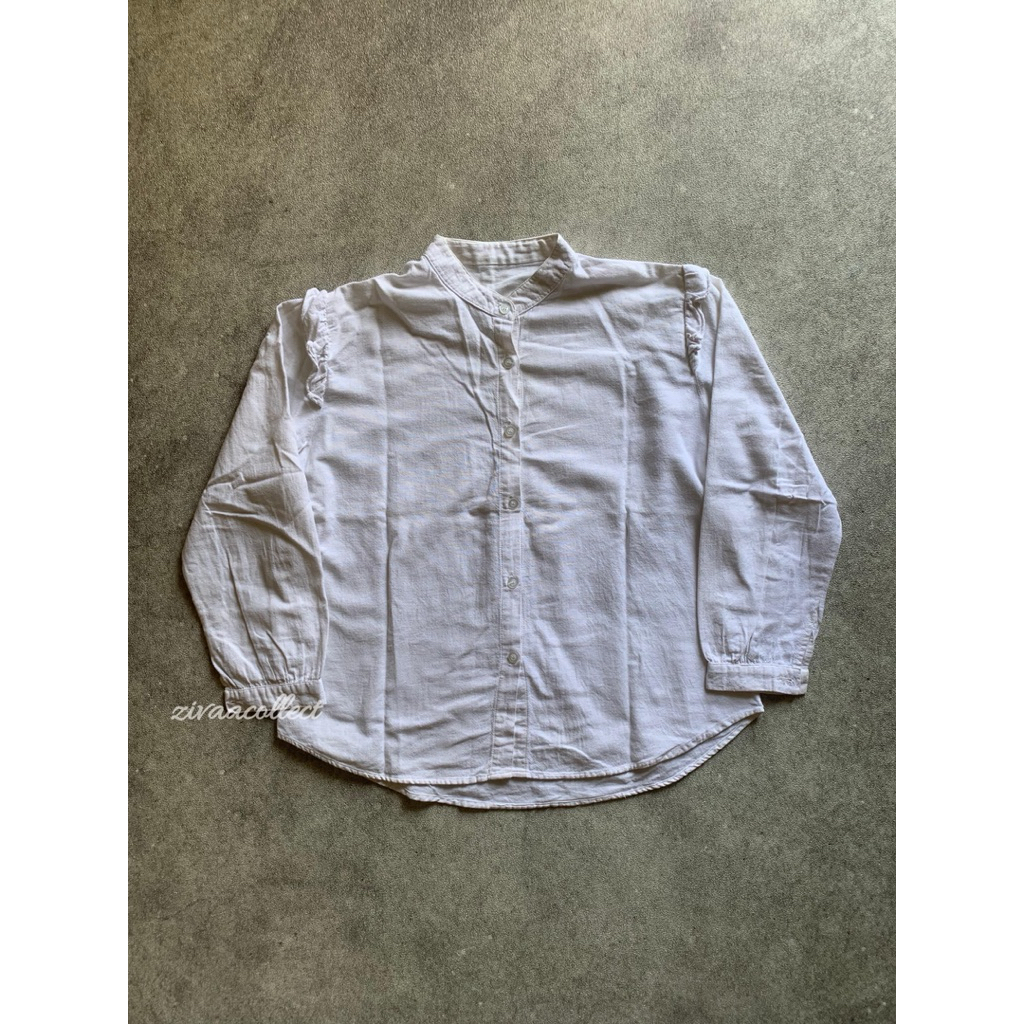 Preloved blouse bahan linen