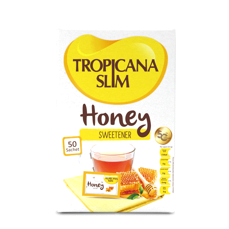 

Tropicana Slim Sweetner Honey 50 Sachet