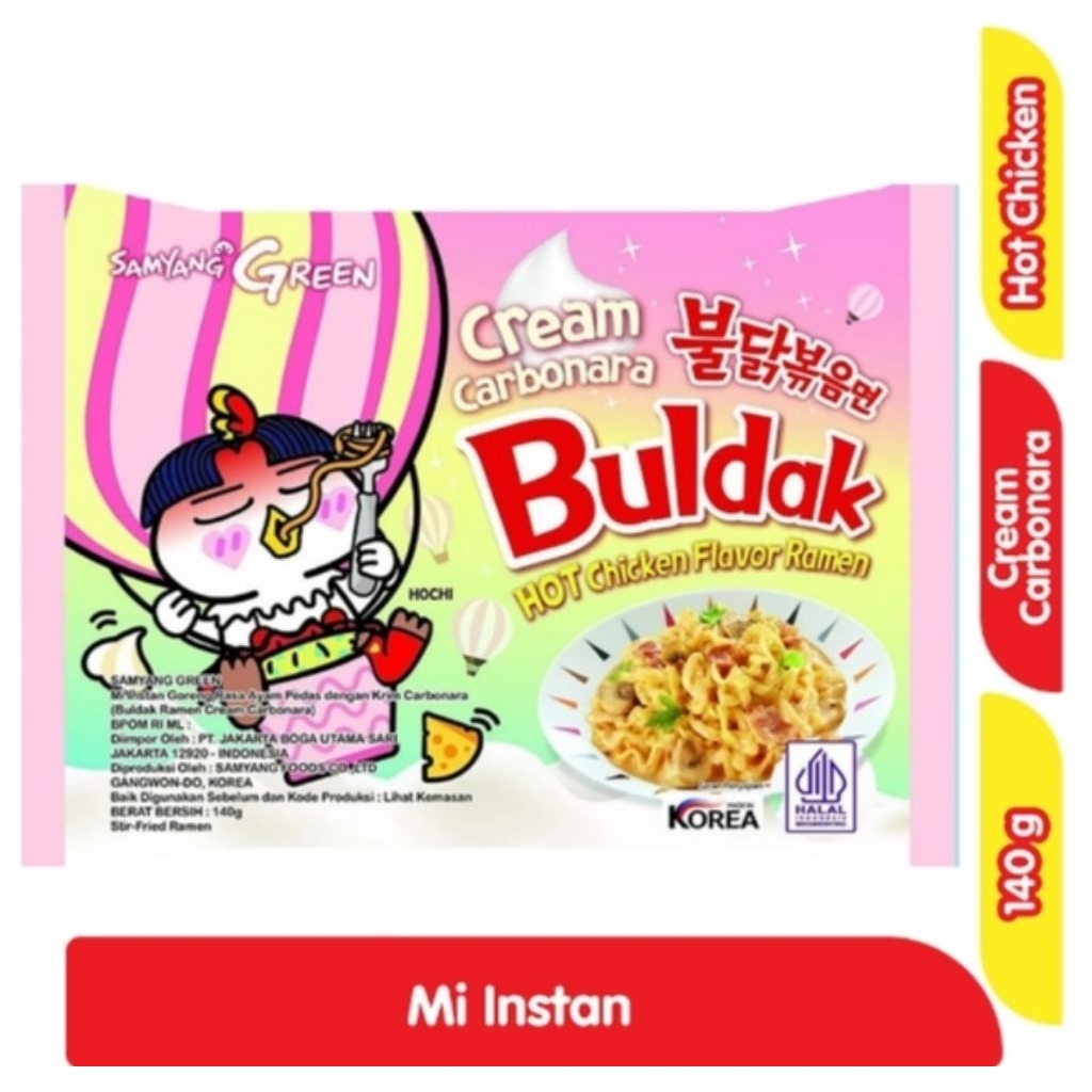 

ED April 2026 Samyang Buldak Carbo 130g Hot Chicken Flavour Ramen 130 gr Samyang Murah