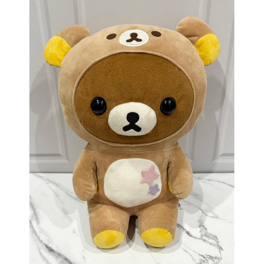 Boneka Plushie Koguma Kostum Rilakkuma San X