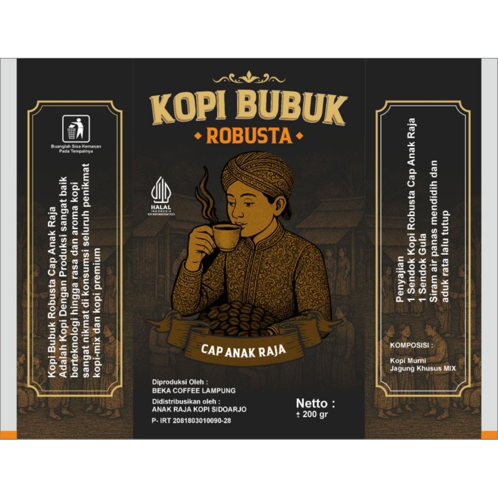 

kopi robusta cap anak raja