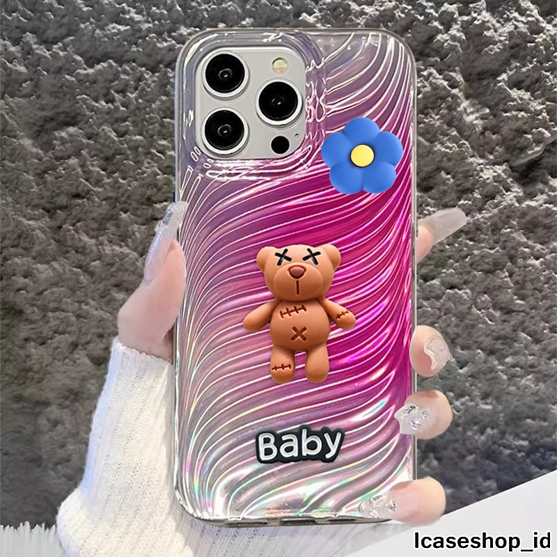 SOFTCASE FOR SAMSUNG A13 A23 A32 A14 A20S A22 A24 A25 A32 4D DOLL WAVY GLOSSY HOLOGRAM METALIC GRADA