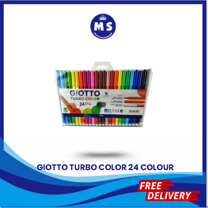

Giotto Turbo Color W/ Wallet 24 Colours 072100