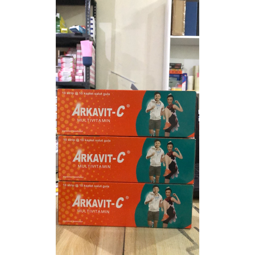 ARKAVIT-C MULTIVITAMIN SUPLEMEN KESEHATAN BOX 100 KAPLET