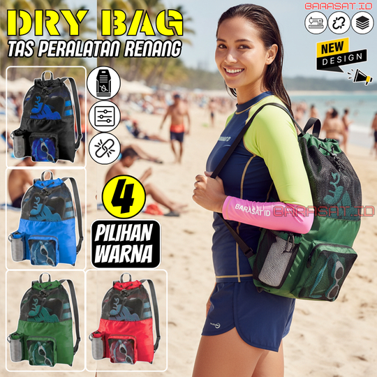 Tas Ransel Renang Kantong Peralatan Untuk membawa Alat Lengkap Olahraga Berenang Menyelam Pantai Pri