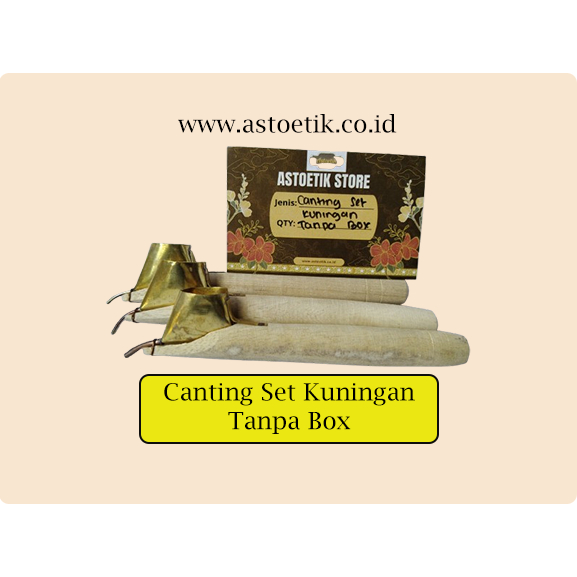 

Canting Set Kuningan Tanpa Box