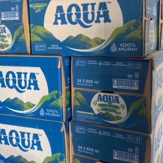 

AQUA AMDK 600ML BOTOL 1 Dus Isi 24pcs