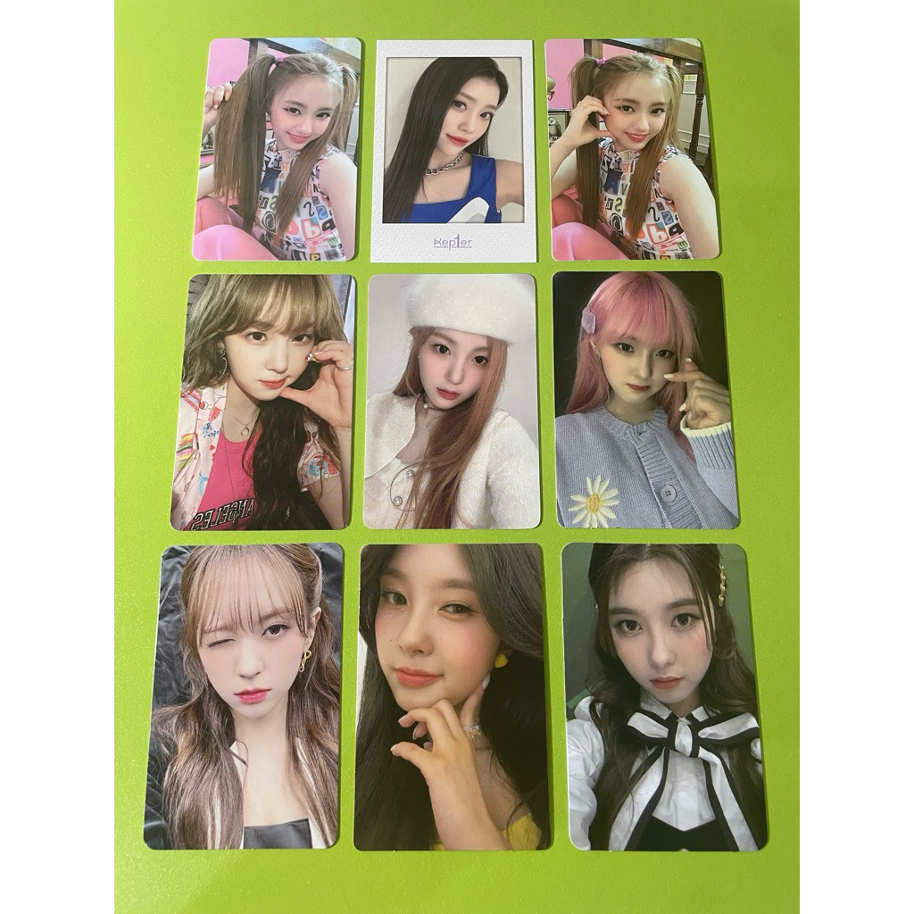 photocard pc chaehyun xiaoting dayeon yujin mashiro yeseo kep1er official