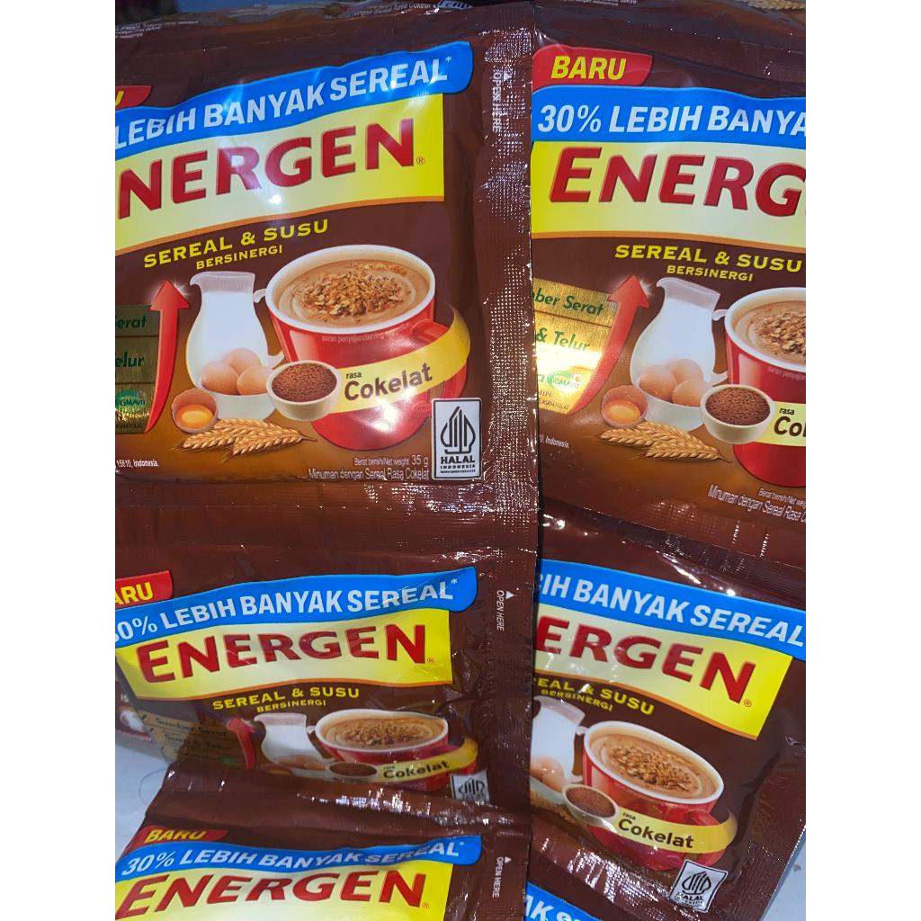 

Energen Minuman Serbuk Sereal Chocolate 10 sachet exp juli 2026