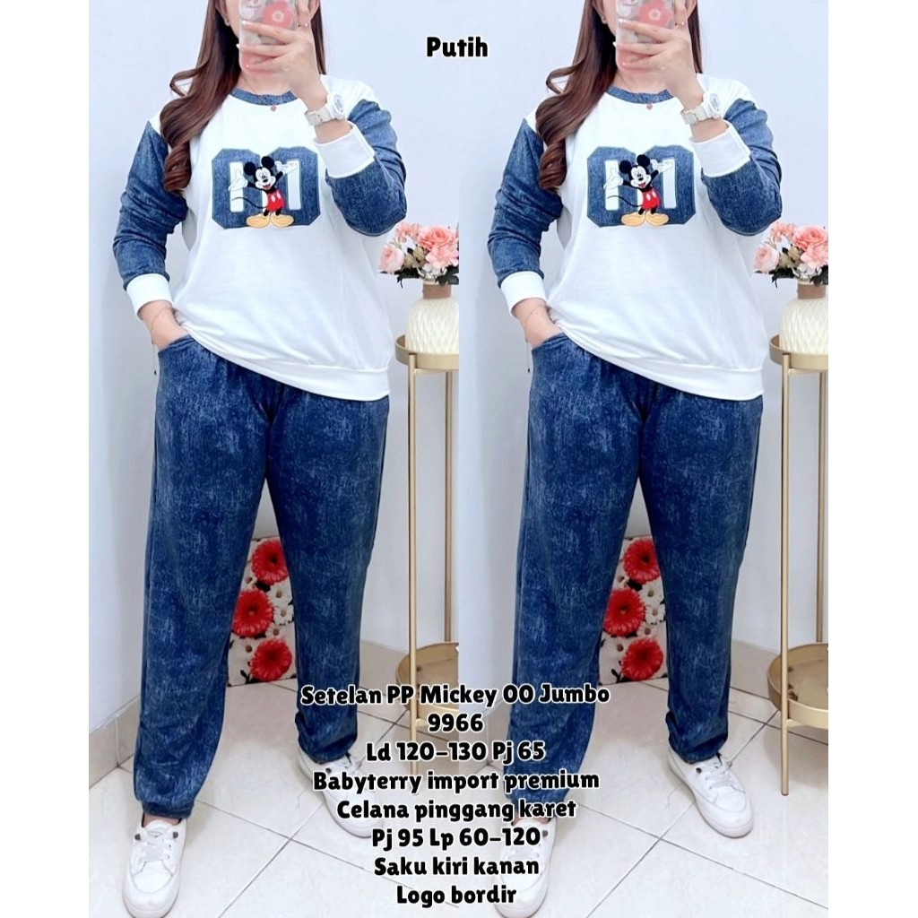 Kairos Store Setelan PP Mickey 00 Jumbo M.9966