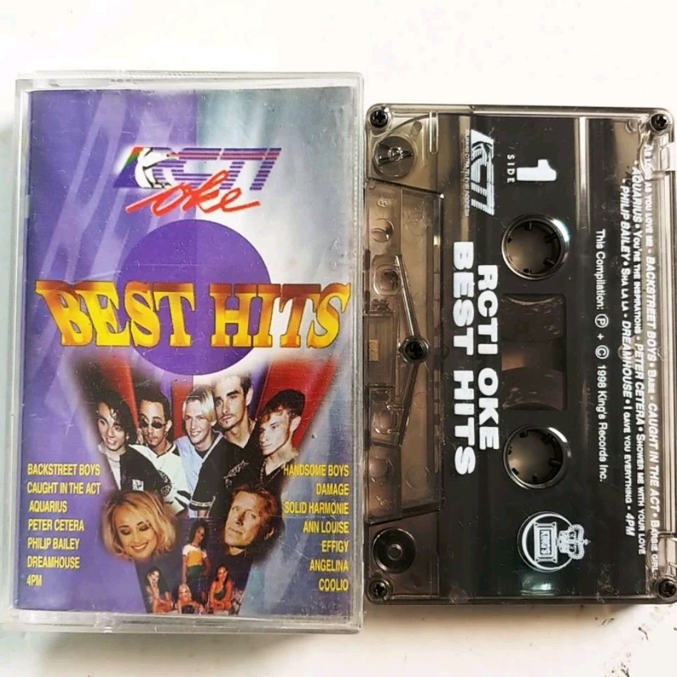 Kaset RCTI Oke Best Hits feat: Peter Cetera Backstreet boys dll