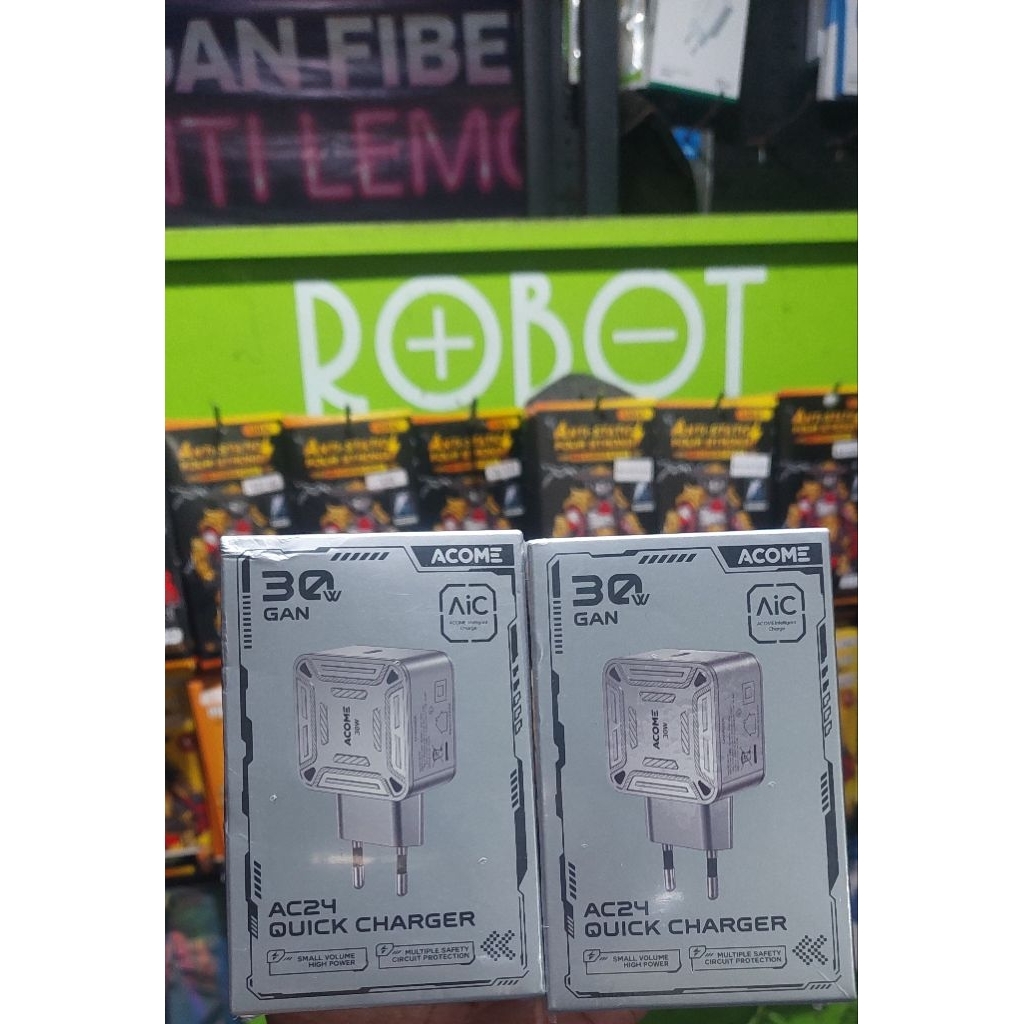 Kepala Charger Acome 30w