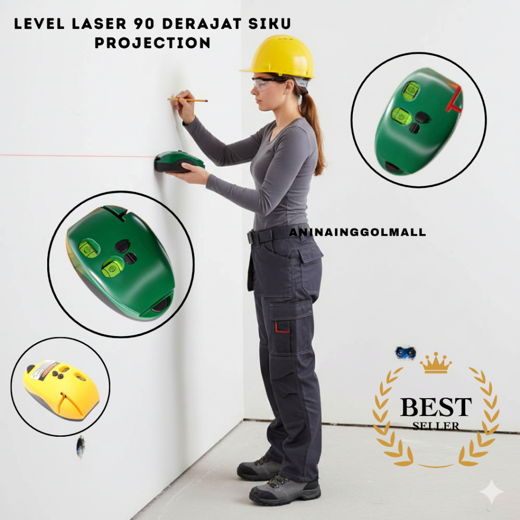 Level Laser 90 Derajat Siku Infrared Horizontal Vertical