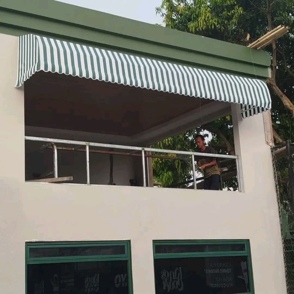 kanopi kain model lengkung