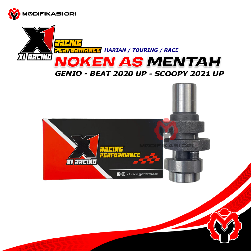 NOKEN AS MENTAH X1 RACING - BEAT DELUXE - GENIO - SCOOPY NEW 2021 UP - MODIFIKASI ORI