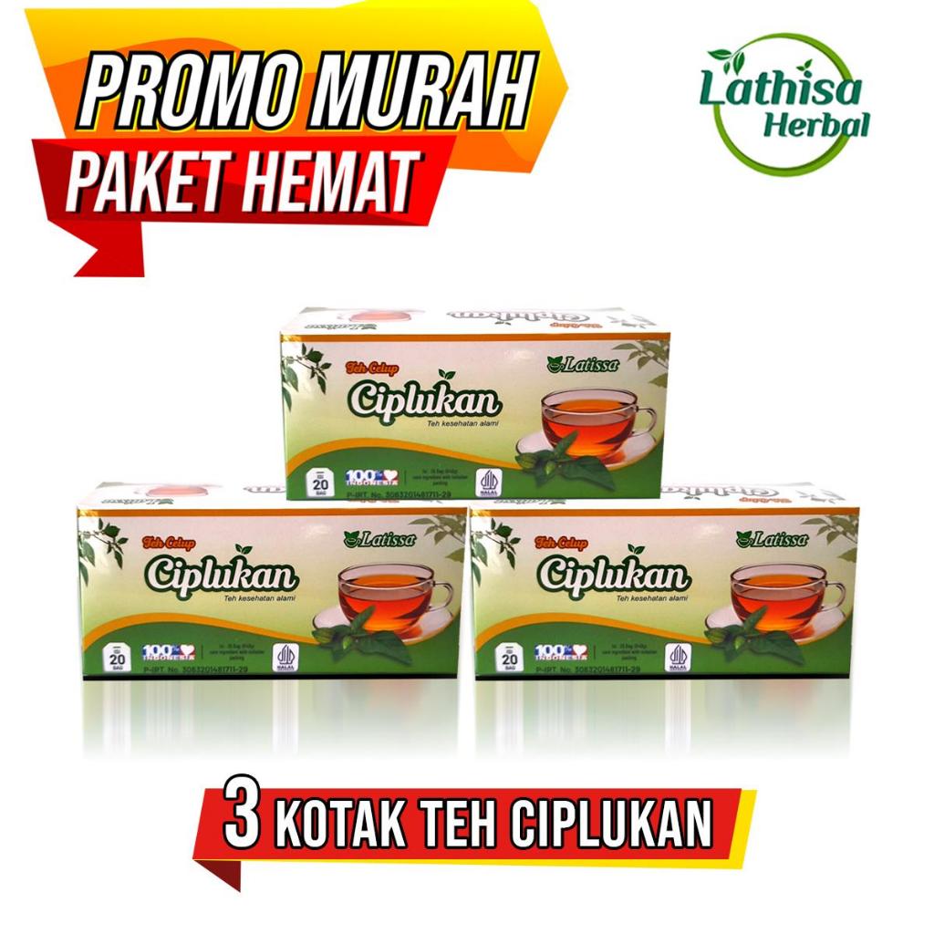 

PAKET MURAH 3 BOX TEH CELUP CIPLUKAN LATISSA