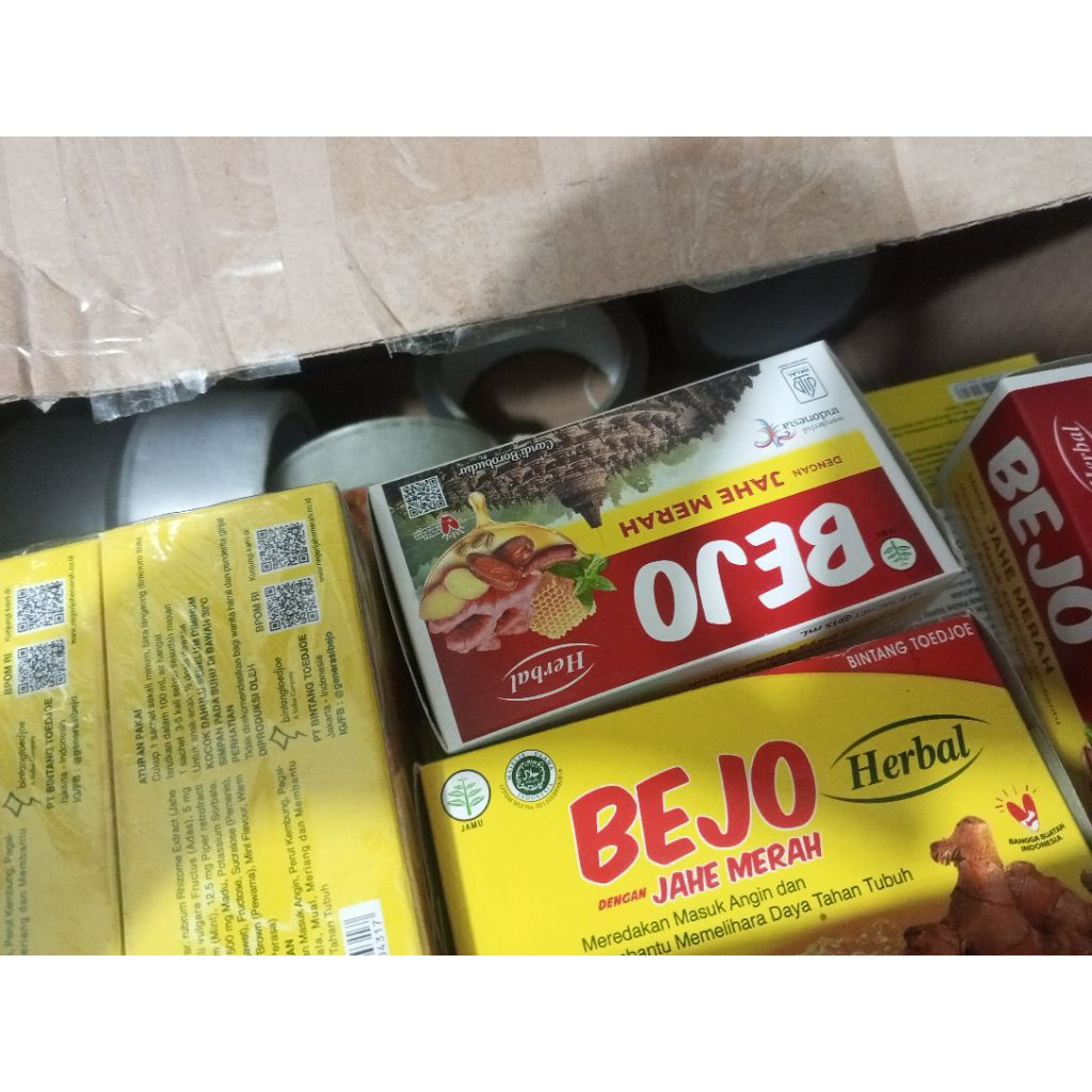 

Bejo jahe merah isi 6 pcs seboc