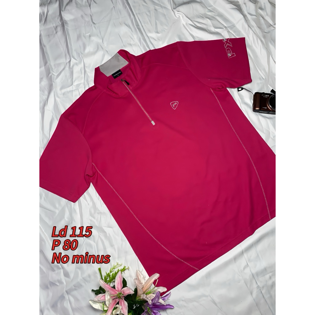 baju Jersey pink magenta