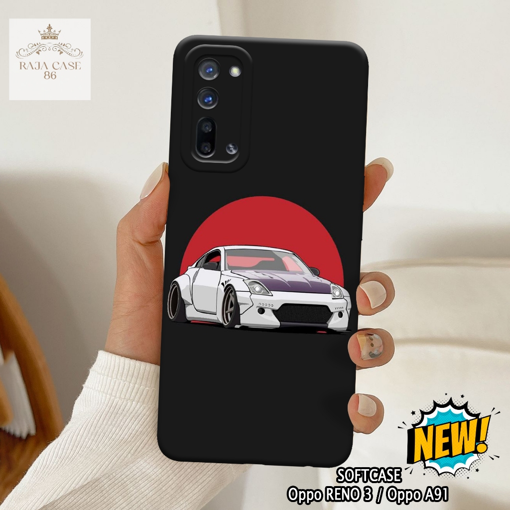 Case Oppo Reno 3 / Oppo A91 - Rajacase - casing Oppo Reno 3 - Motif case Mobil - Pelindung handphone