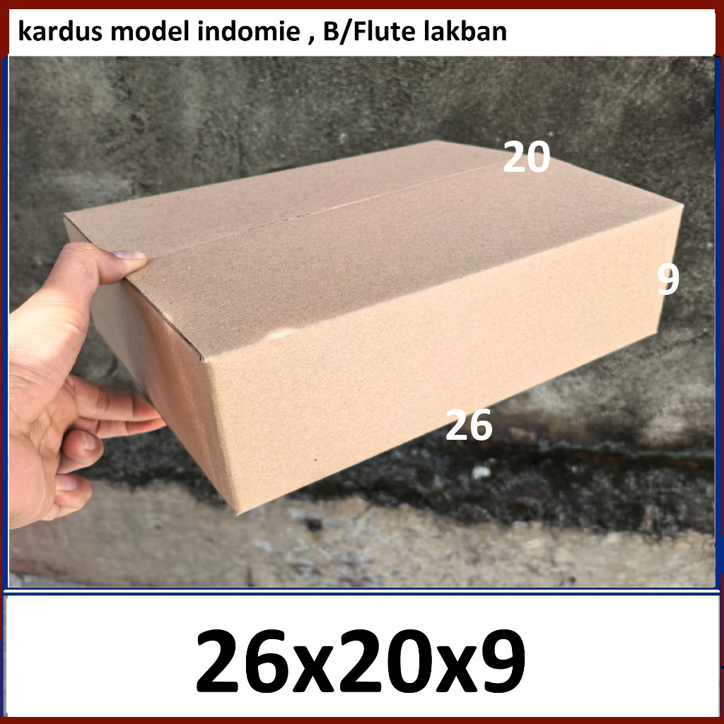 

Kardus 26x20x9 cm IND