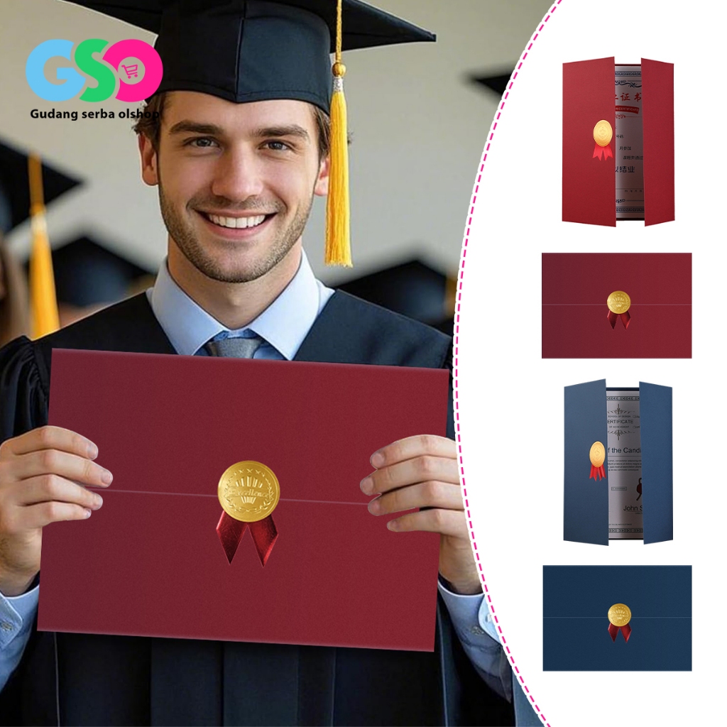 

Map A4 untuk Ijazah Raport Sertifikat Piagam Dokumen Penting Cover Map