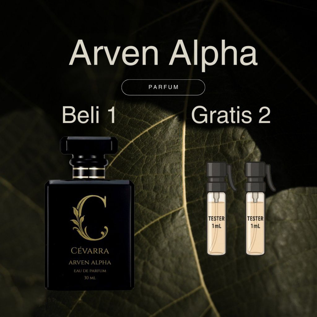 Arven Alpha-Parfum Cowo-cewe Tahan lama Eau de Parfume, awet seharian