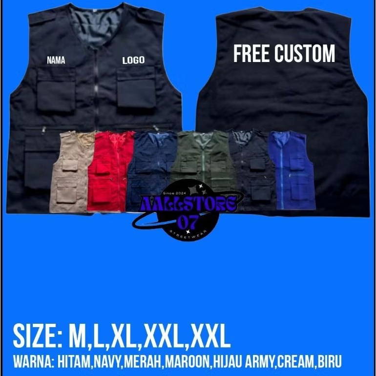 ROMPI CUSTOM BORDIR SATUAN, ROMPI TACTICAL/ ROMPI LAPANGAN