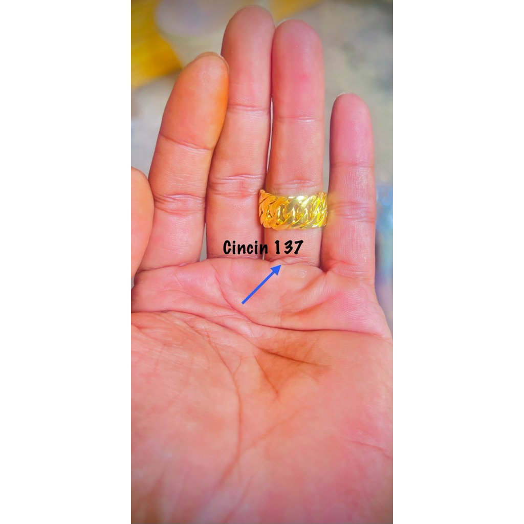 cincin koin sepuh emas