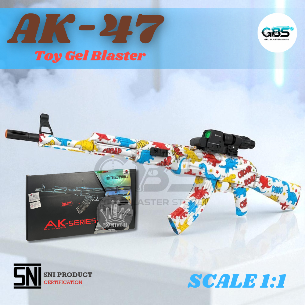 GBS AK-47 Series Mainan Gel Blaster Hobby Version SNI