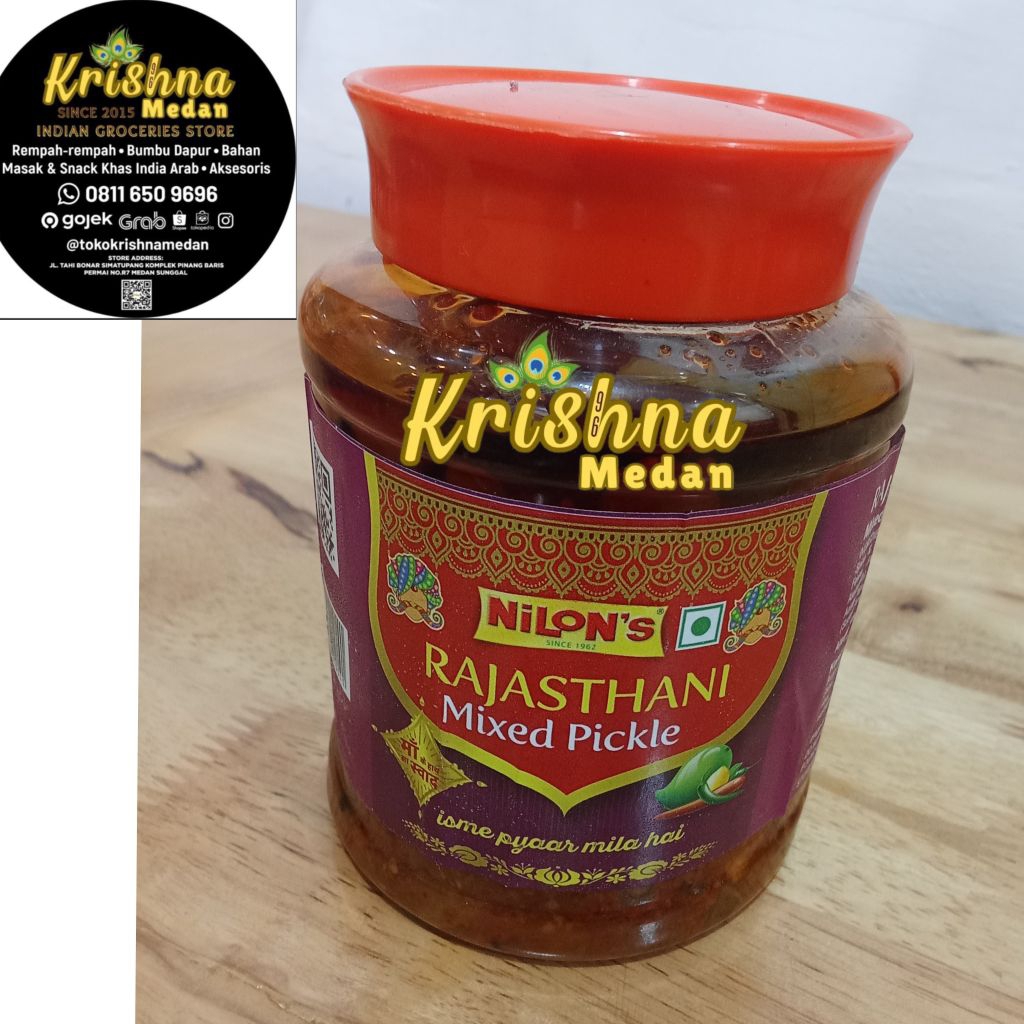 

Nilons Rahasthani Mixed Pickle 475gr | Urka | Acar Sayur-sayuran