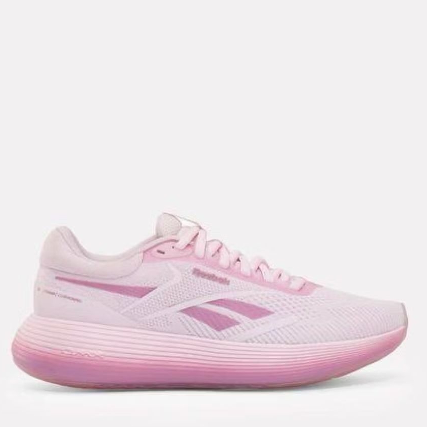 REEBOK DMX COMFORT + WOMEN'S SHOES PINK STUCCO, WHITE AQUA, BLACK, GREY & GOOD BLUE