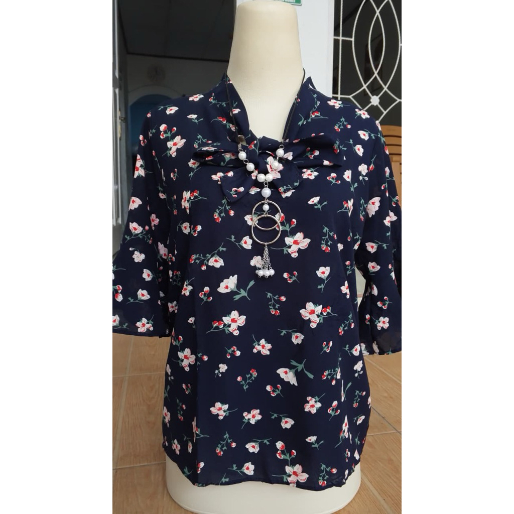 blouse bunga bunga preloved