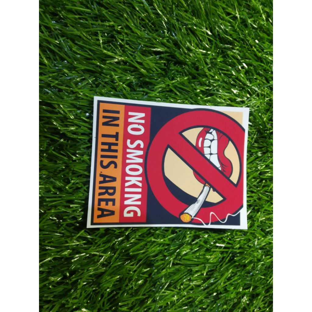 

stiker vinyl no smok