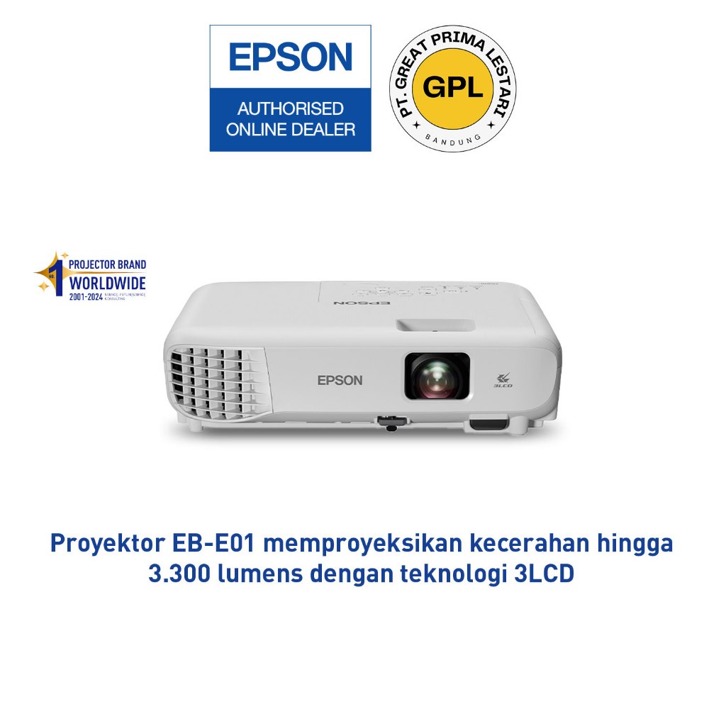 EPSON PROYEKTOR EB-E01 EB E01 EBE01 - EPSON PROJECTOR EB-E01