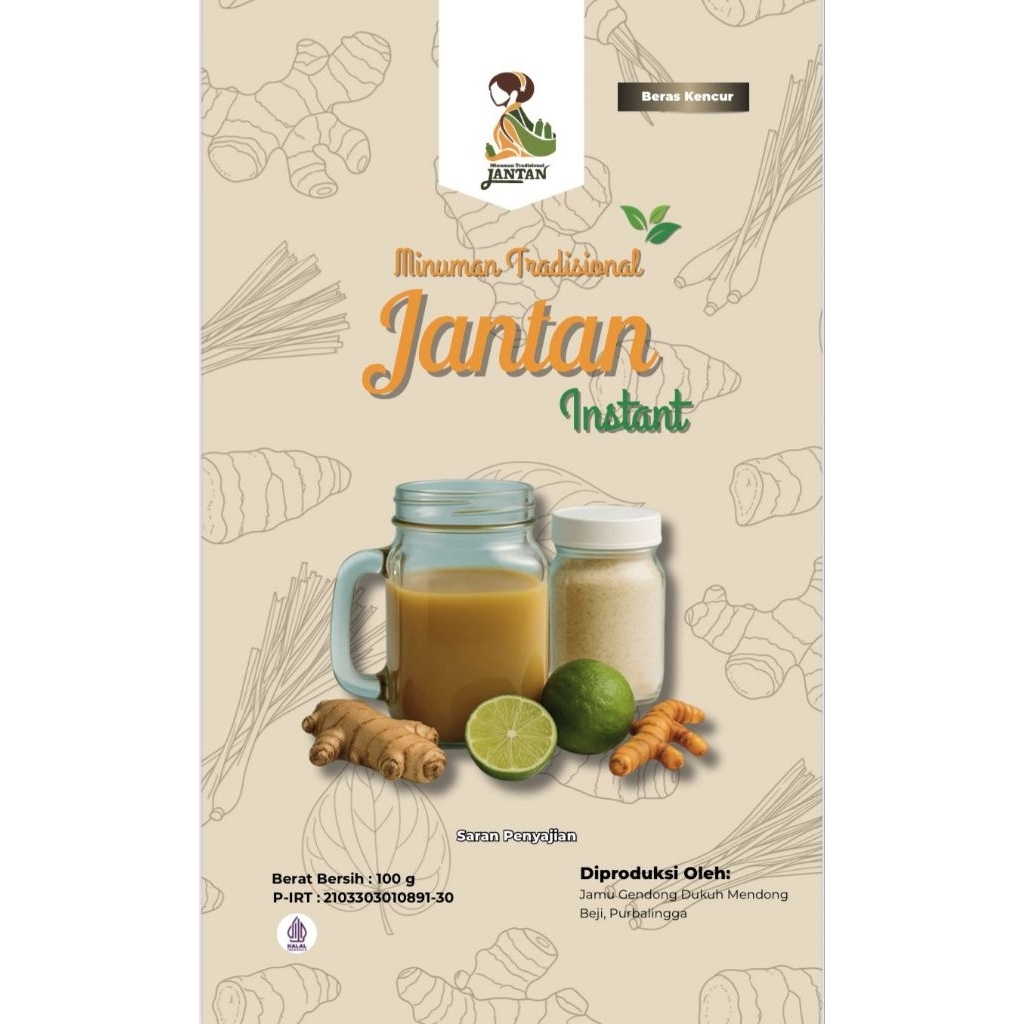 

Jamu Serbuk Rasa Beras Kencur 100gr
