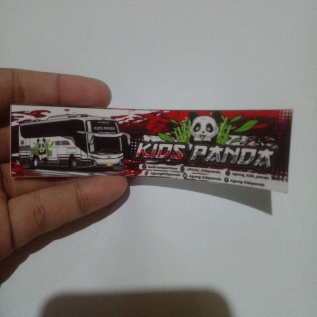

STIKER BIS BAIK RASA "KIDS PANDA" ORI