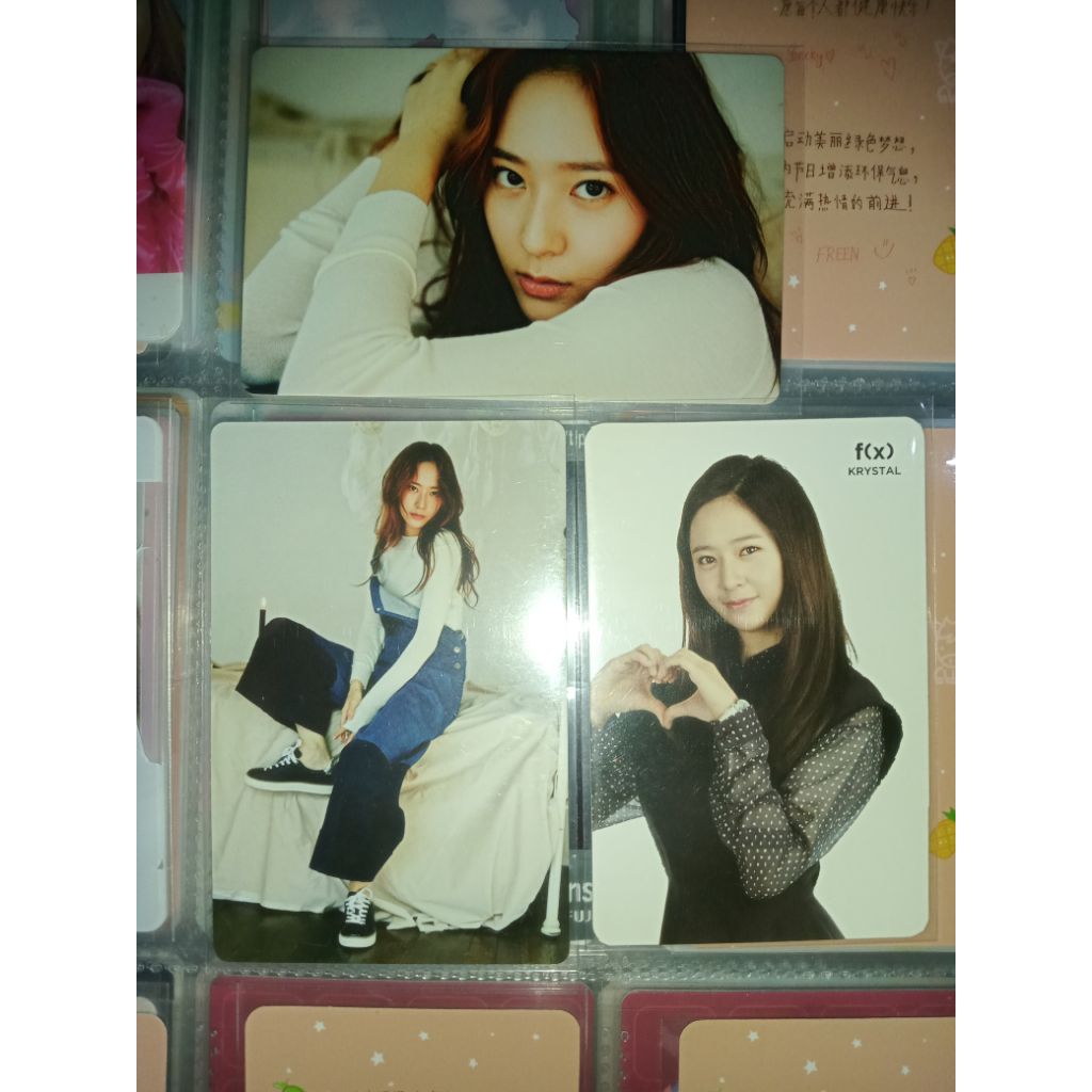 f(x) Fx Krystal Jung Fortune Cookie SUM Photocard Clearfile Hot Summer Smtown 2014 Pinnochio Season 