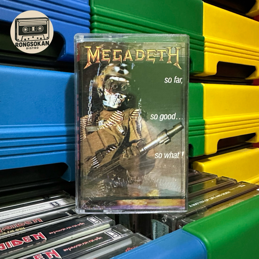 Kaset Pita Import MEGADETH SO FAR SO GOOD SO WHAT (CAPITOL)