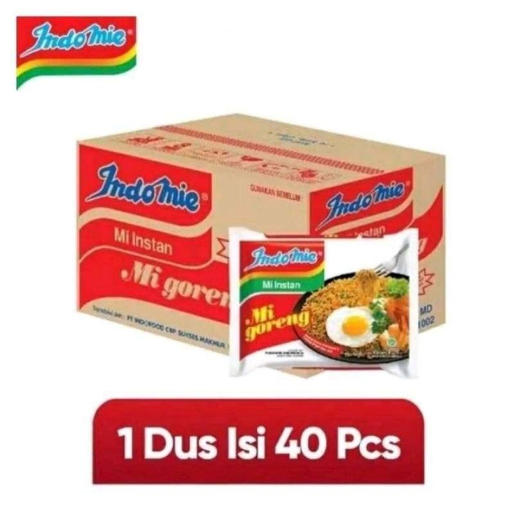 

Indomie goreng 1 karton isi 40pcs